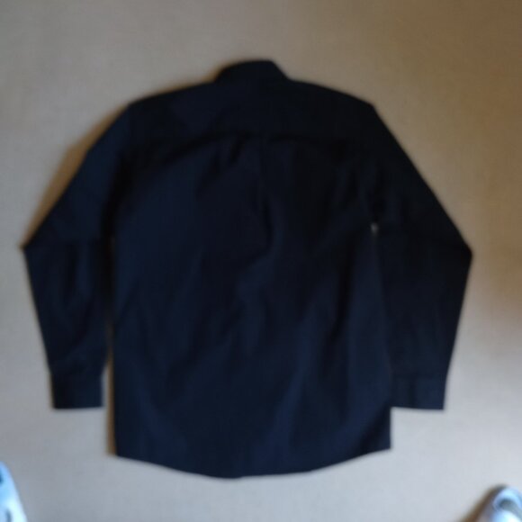 [Panhandle Slim] Heavy textured black Men's S Button down - Picture 2 of 4
